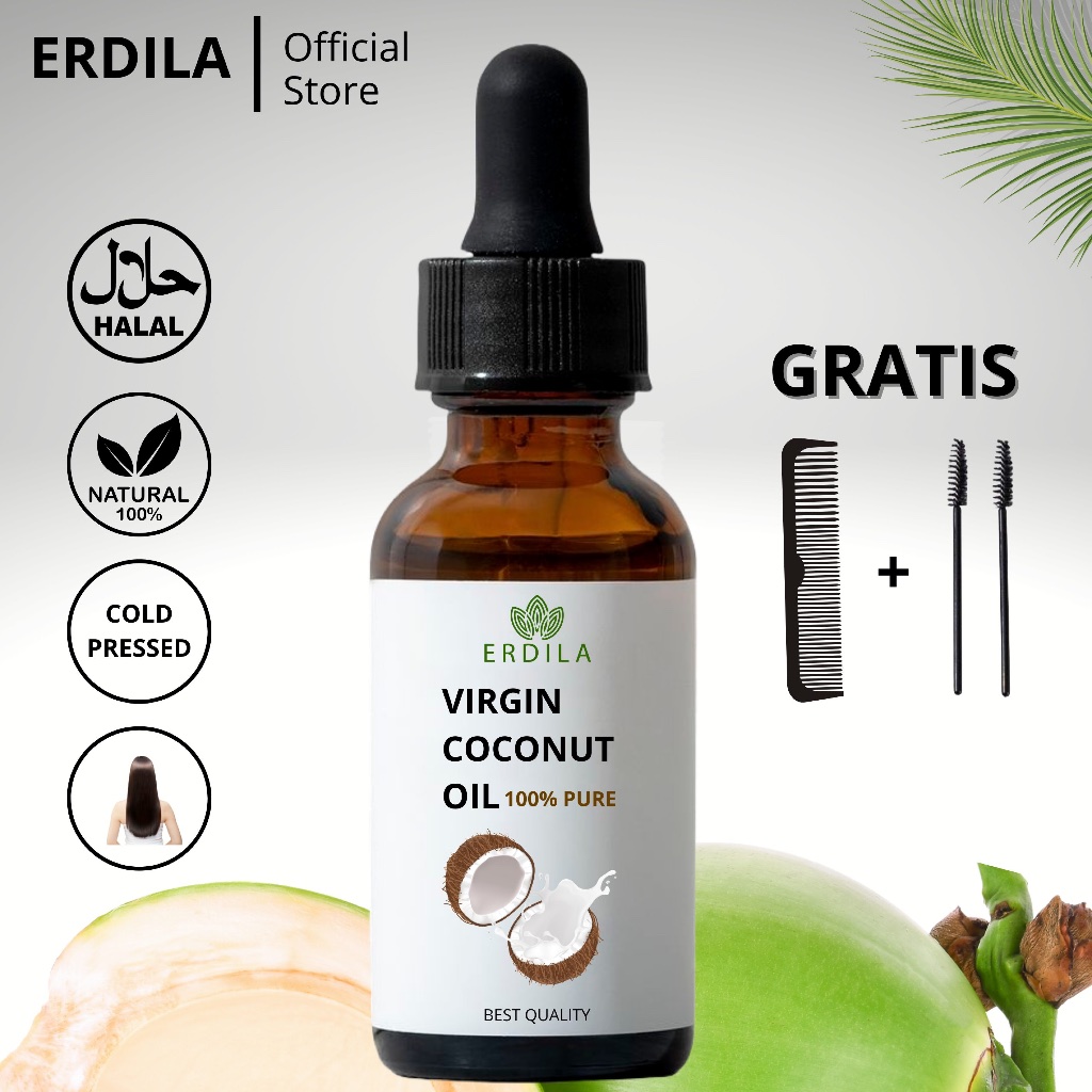 Virgin Coconut Oil PURE 100% Original | Serum Rambut | melebatkan rambut