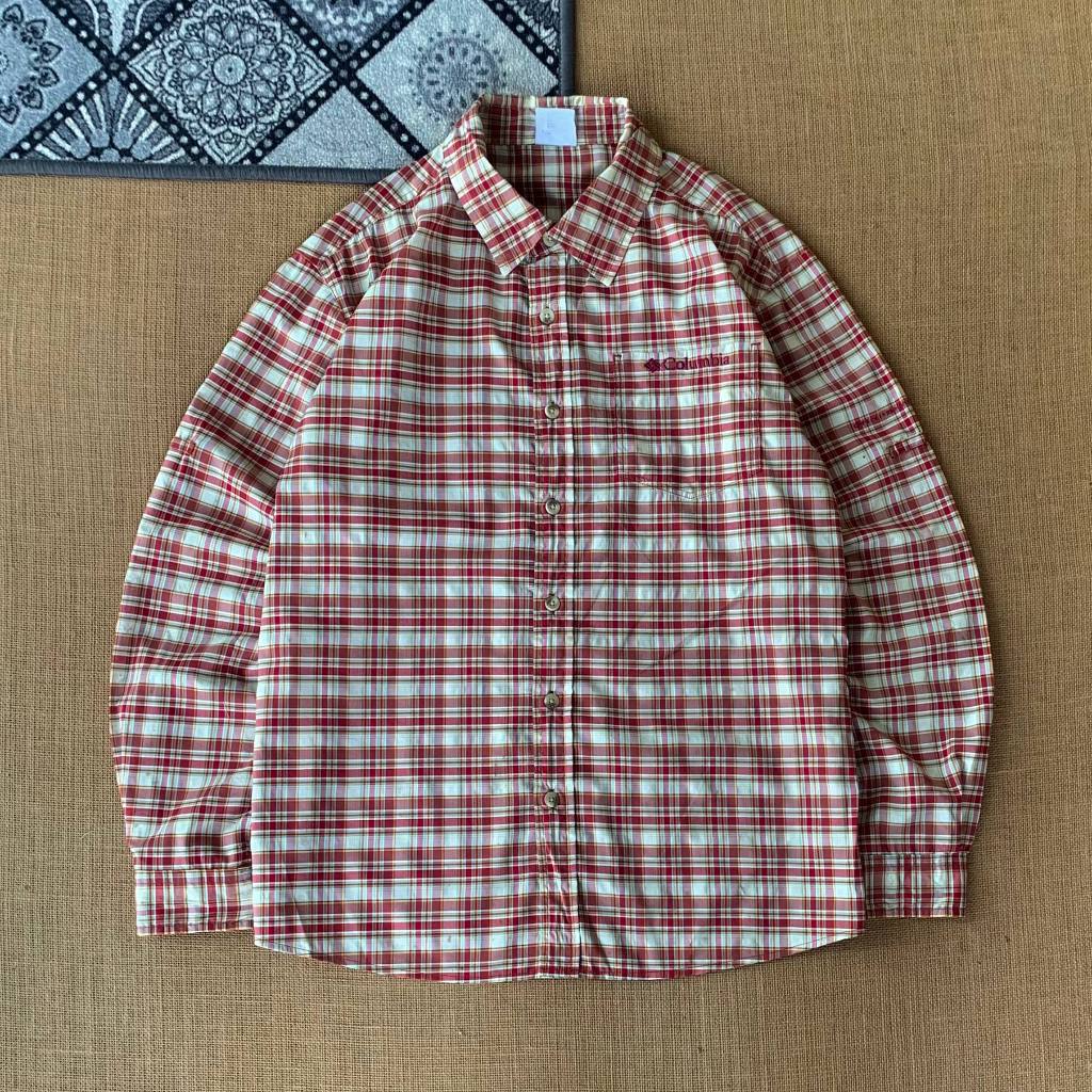 kemeja Columbia size L 100% original 211125E