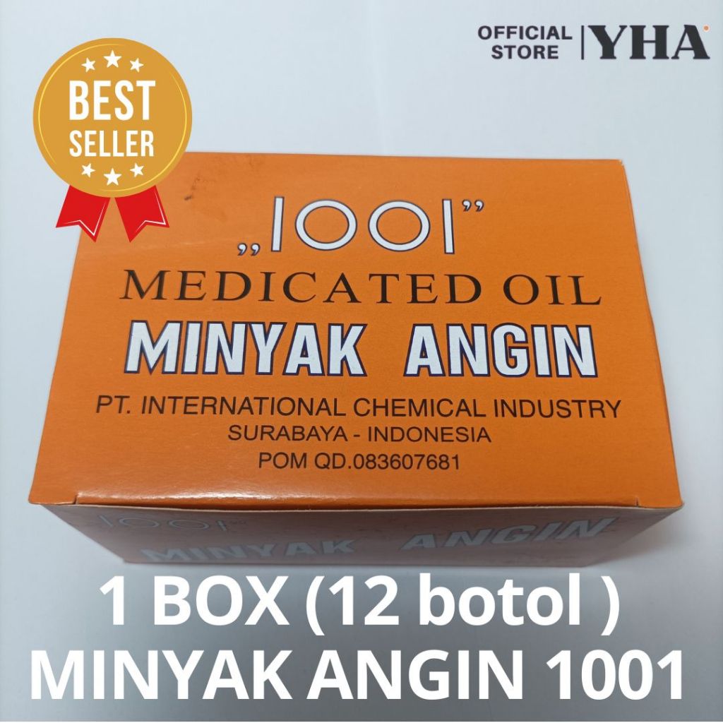 HARGA PER BOX MINYAK ANGIN 1001 PPO KECIL 2.5ml Isi 12 pcs
