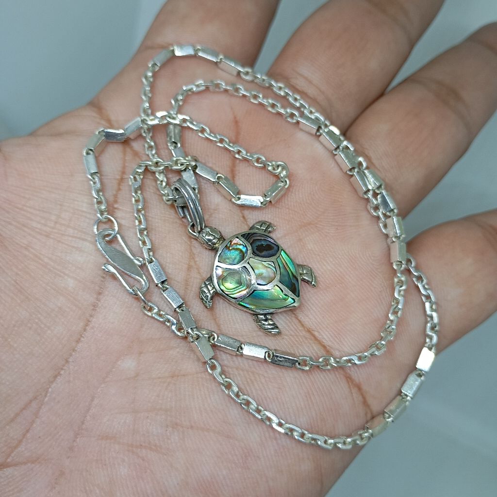 Kalung Rantai Bandul liontin Perak Silver 925