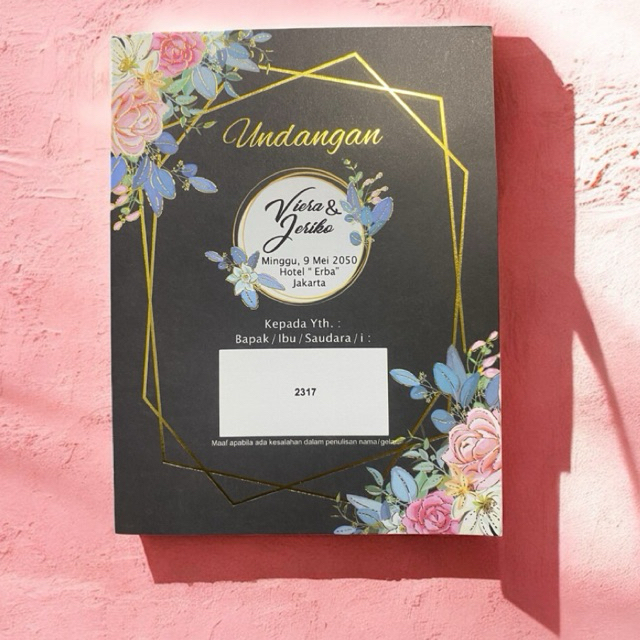 blangko undangan kosong ERBA kode 2317