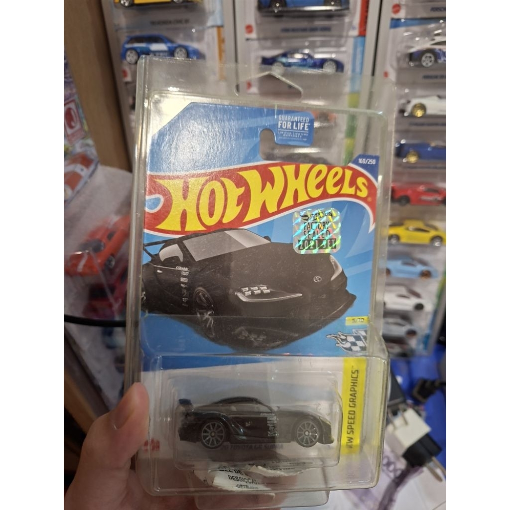 Hotwheels 20 Toyota Supra Hitam Factory Sealed