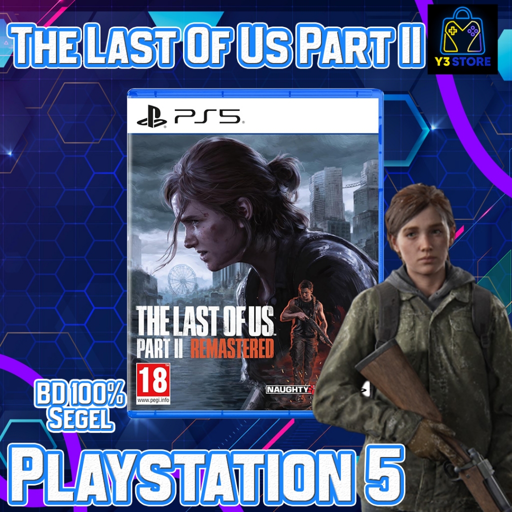 BD The Last Of Us Part 2 Remastered Playstation 5 100% New / PS5 BD The Last Of Us Part 2 Kondisi Ba