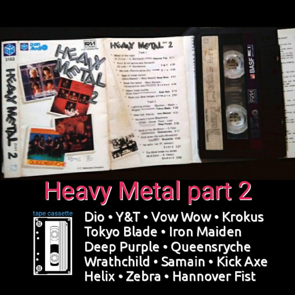 kaset tape pita jadul HEAVY METAL