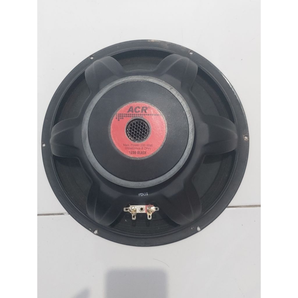 speaker 12 inch acr 1230 black bekas sepul masih ory suara normal