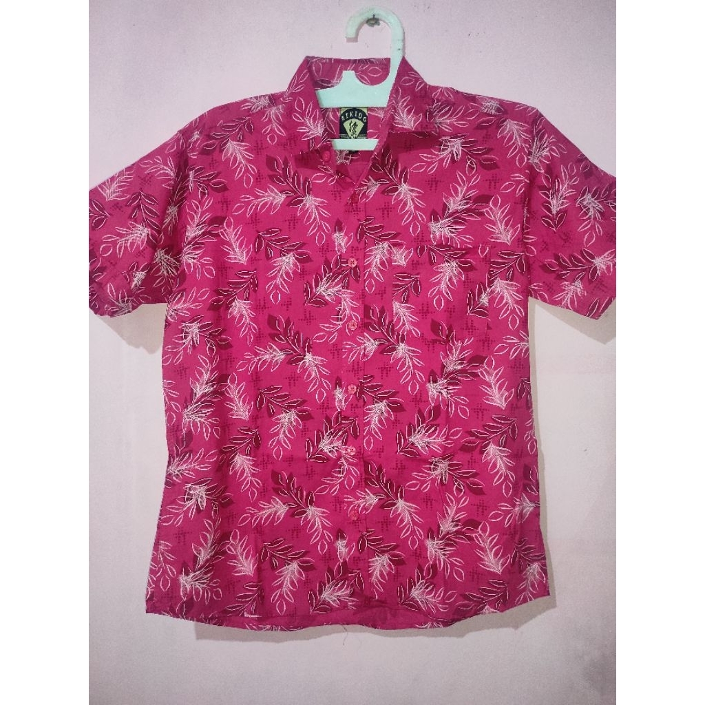 Kemeja Casual Motif Aikido