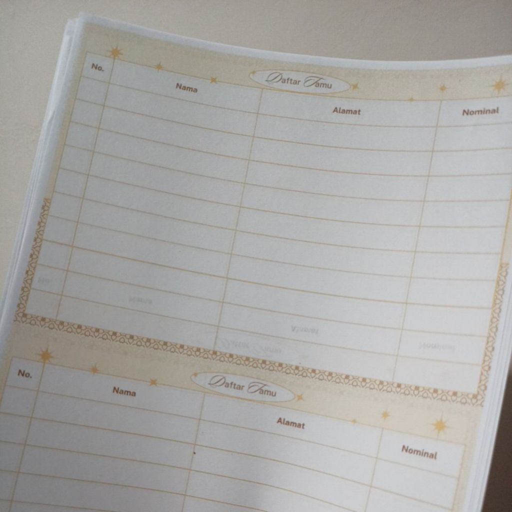BUKU TAMU PERNIKAHAN