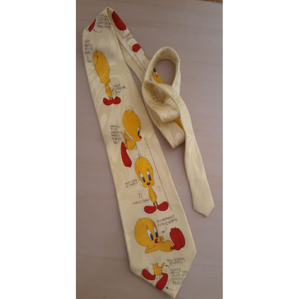 Dasi VINTAGE UNIK DESAIN " Tweety"