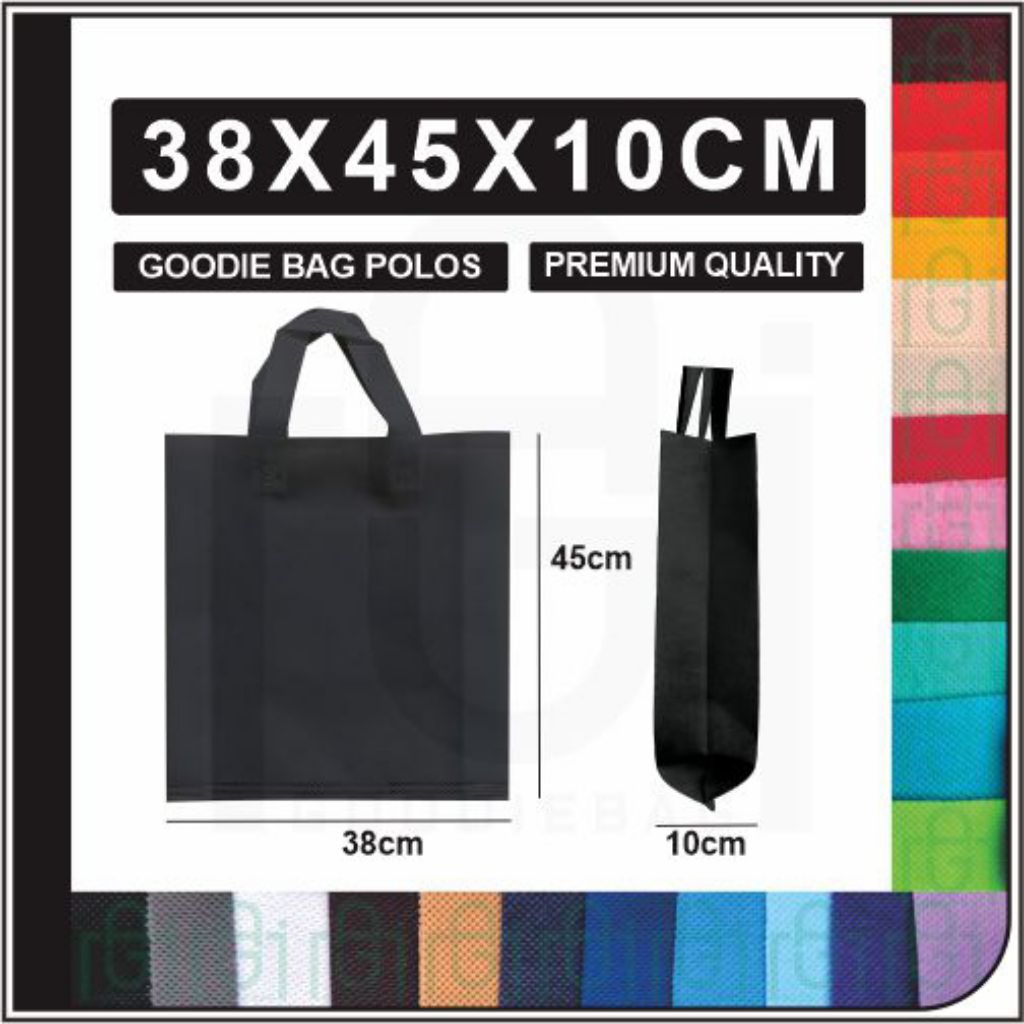 ECOGI 38X45X10CM TAS SPUNBOND GOODIEBAG POLOS