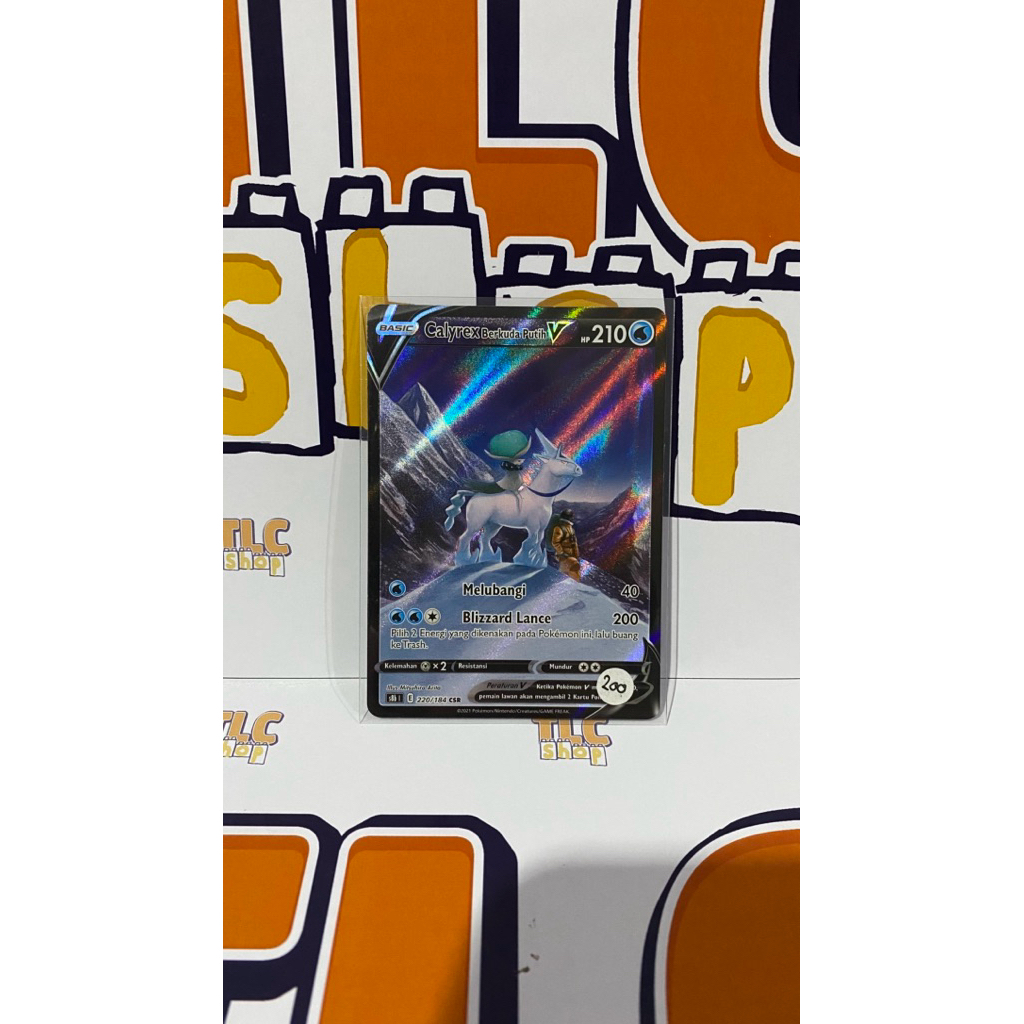 Kartu Pokemon Calyrex Berkuda V CSR
