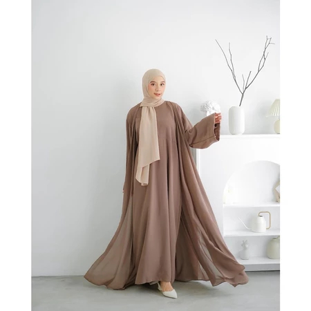 Abaya Turki OUTER INER SET ABAYA SAR'I ABAYA SET OUTER VIRAL