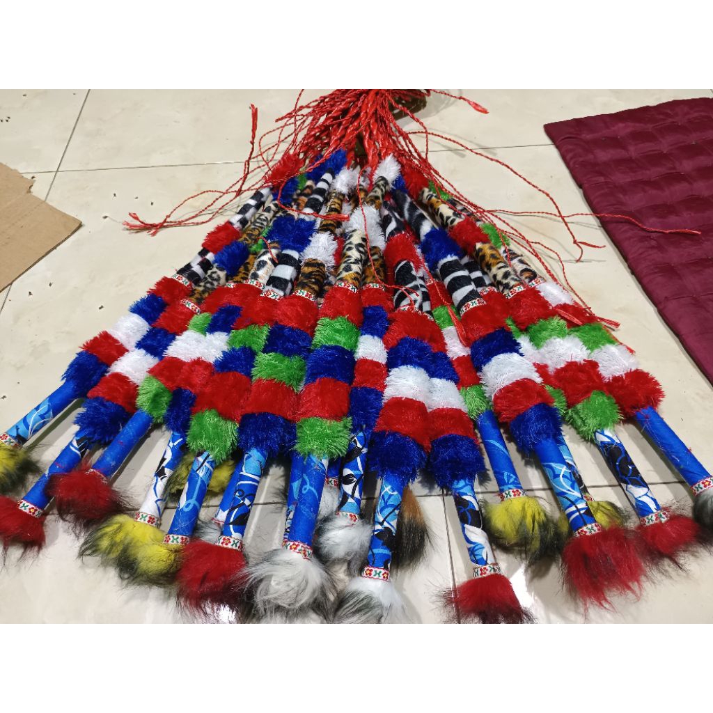 pecut cambuk anak dewasa kuda lumping panjang 150cm