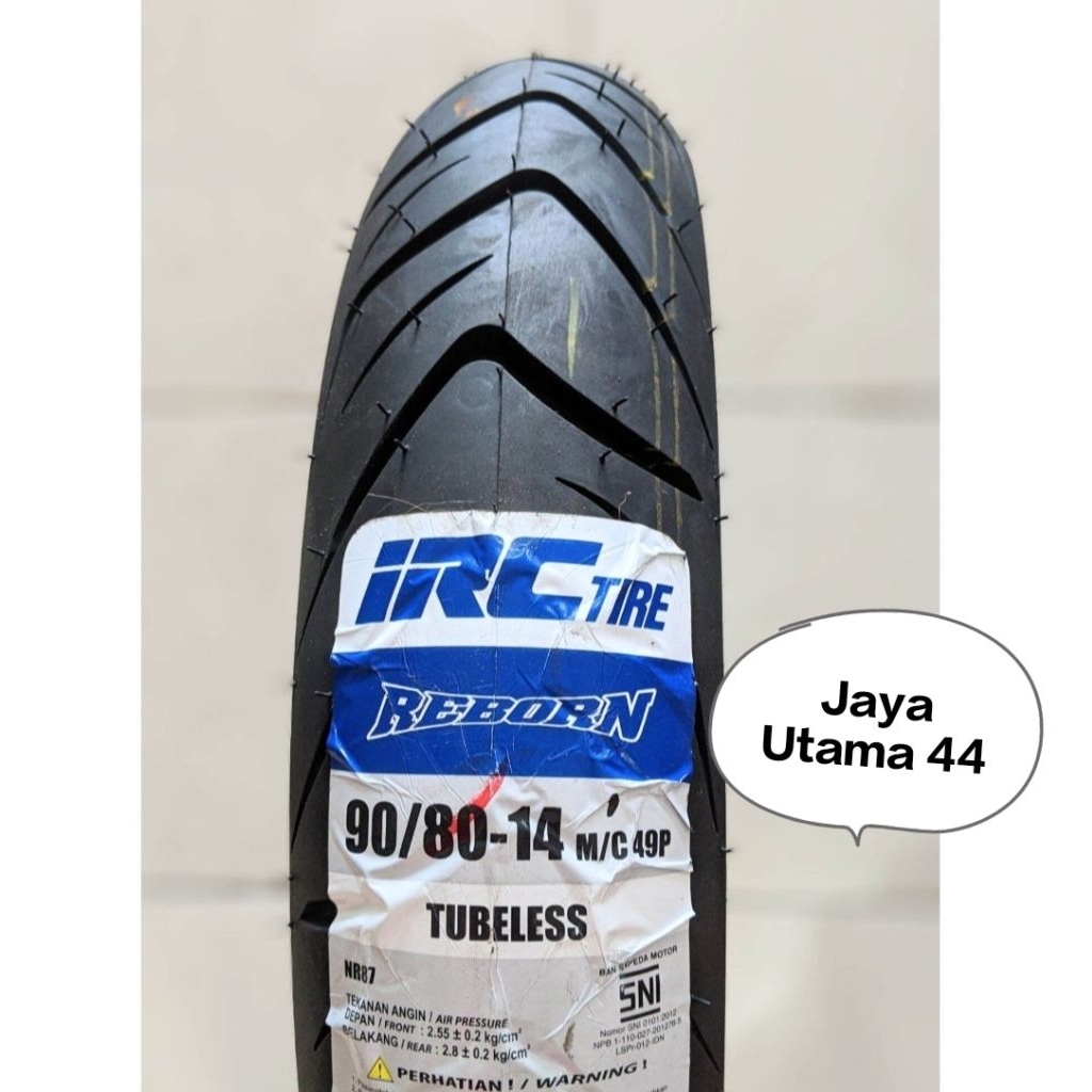 Ban Luar IRC 90/80-14 REBORN NR87 Tubeless