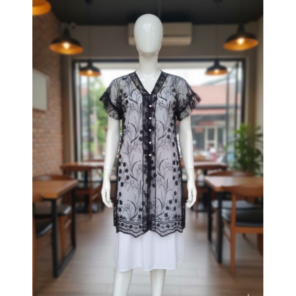 SALE OUTER BRUKAT WANITA BAHAN TILE OUTER KONDANGAN