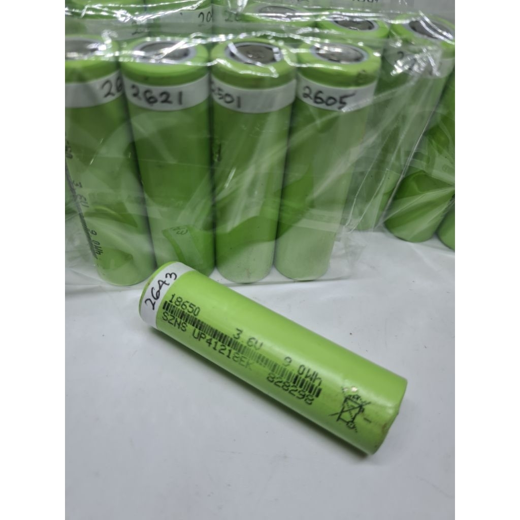 Batre 18650 SZNS hijau Real Kapasitas