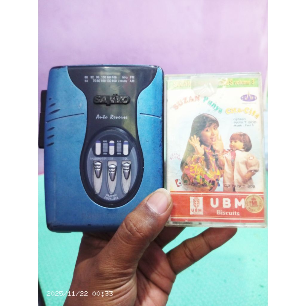 Walkman Sanyo Vip 900 Normal bonus kasetnya