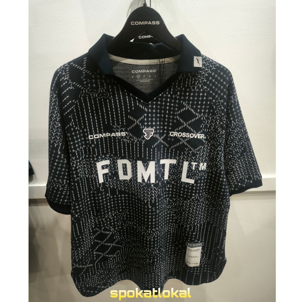 [ORIGINAL] COMPASS X FDMTL X CROSSOVER Jersey Sashiko SIZE S M L XL XXL BNIB Fullset