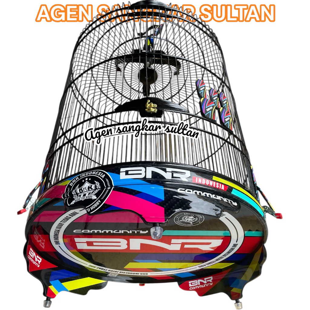 SANGKAR KANDANG MURAI BnR PVC DECAL