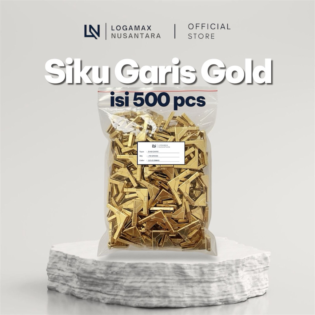 (500 PCS) SIKU GARIS LOGAMAX/ SIKU SUDUT BUKU / SIKU BUKU WISUDA / SIKU BUKU YASIN / SIKU BUKU / EMA