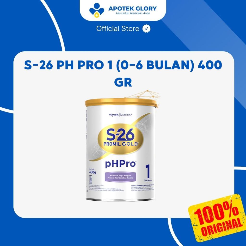 SUSU S-26 PH PRO TAHAP 1 ( 0-6 BULAN) 400 GR