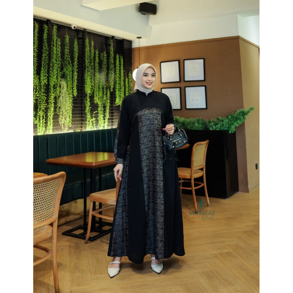 DRESS AQEELA BY MUMTAZ/ GAMIS TERBARU MUMTAZ/ ABAYA KEKINIAN