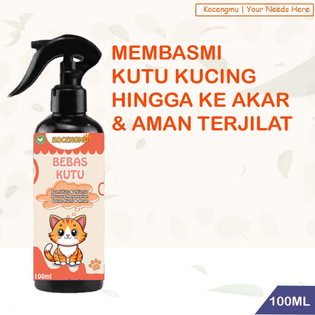 Obat Kutu Kucing Semprot Pembasmi Kutu Kucing Telur Jamur Kucing Aman Terjilat Tetes Kutu Kucing Kit