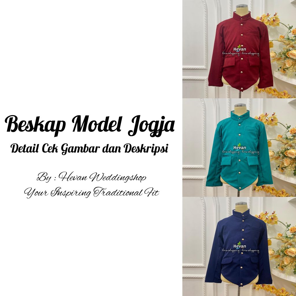 [PO JUMBO] Beskap Jogja Warna Lengkap