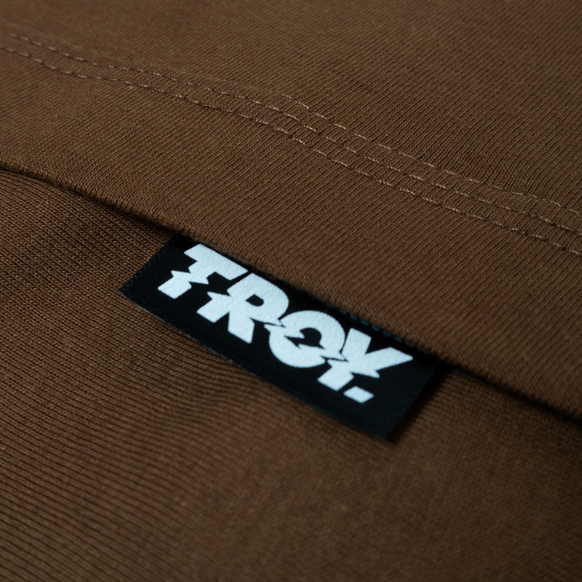 Troy Company Boxy Pocket Oversize Tshirt Toffee Basic - Kaos Boxy Pocket Oversize Polos Coklat Toffee BKD 2613