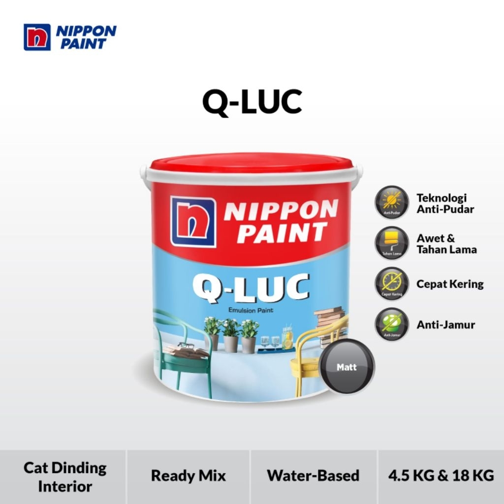 Cat Tembok Nippon Pain Q-Luc 5kg