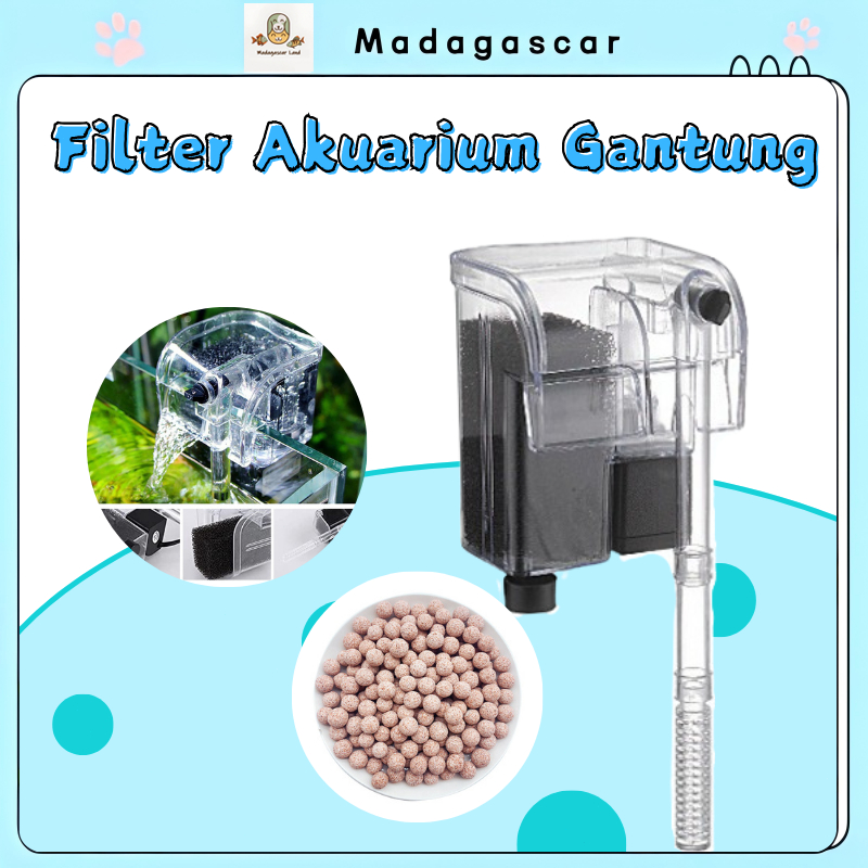 [MADA] Filter aquarium Filter air aquarium Pompa aquarium mini Filter eksternal tangki ikan akuarium