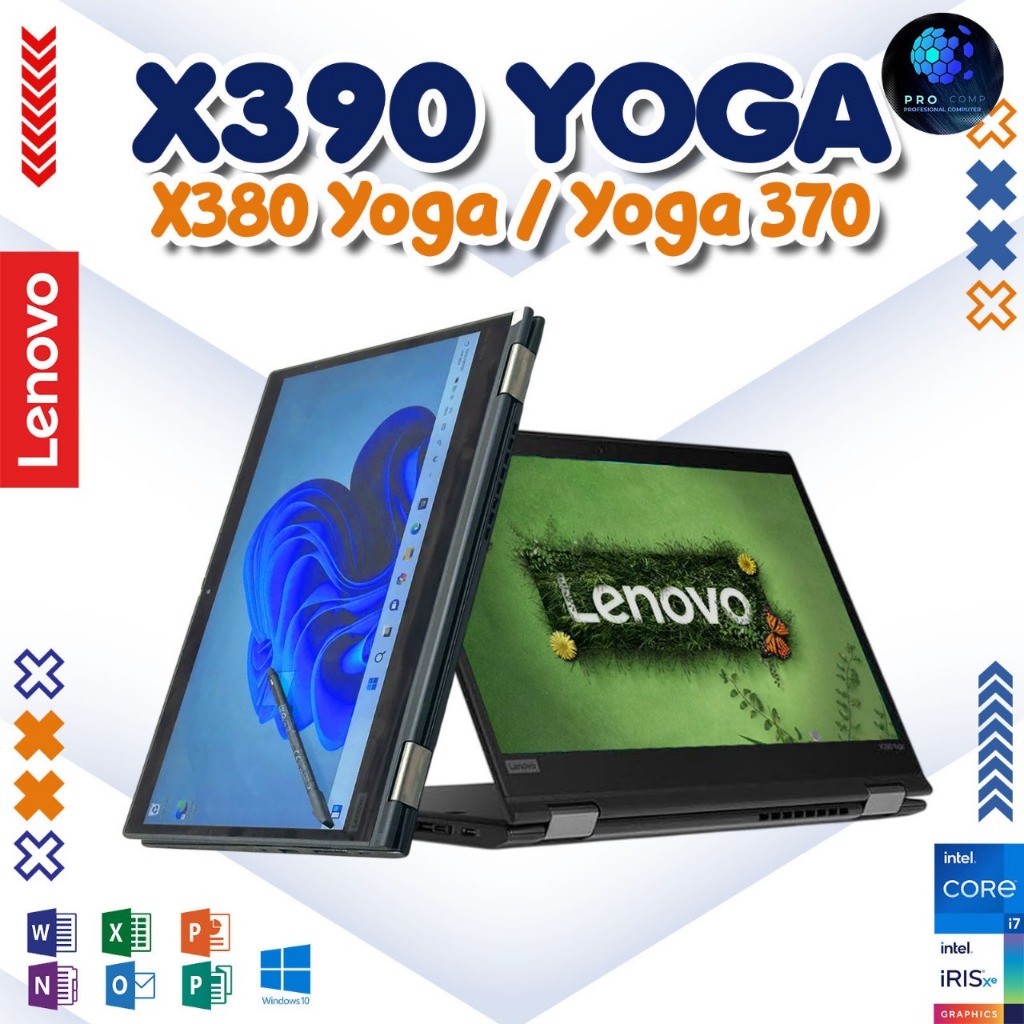 Lenovo Thinkpad 2 in1 Touch Yoga X390 / X380 | Thinkpad Yoga 370 260 Intel i7 i5 16GB 512GB