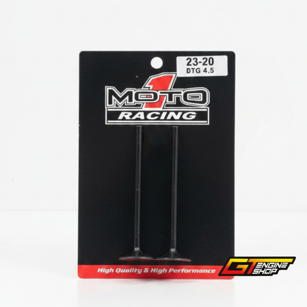 MOTO1 RACING KLEP 23 20 20 23 BATANG 4,5 MM VALVE KLEP 23/20 20/23 BATANG 4,5MM MOTO 1 RACING