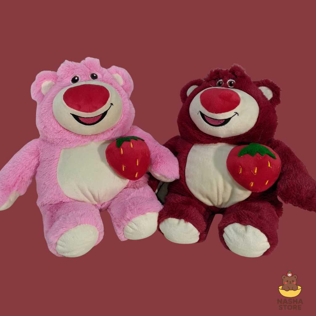 Nasha - Boneka Losto Strawberry Toy Story UK M - GIANT Bahan Rabbit Fur Import