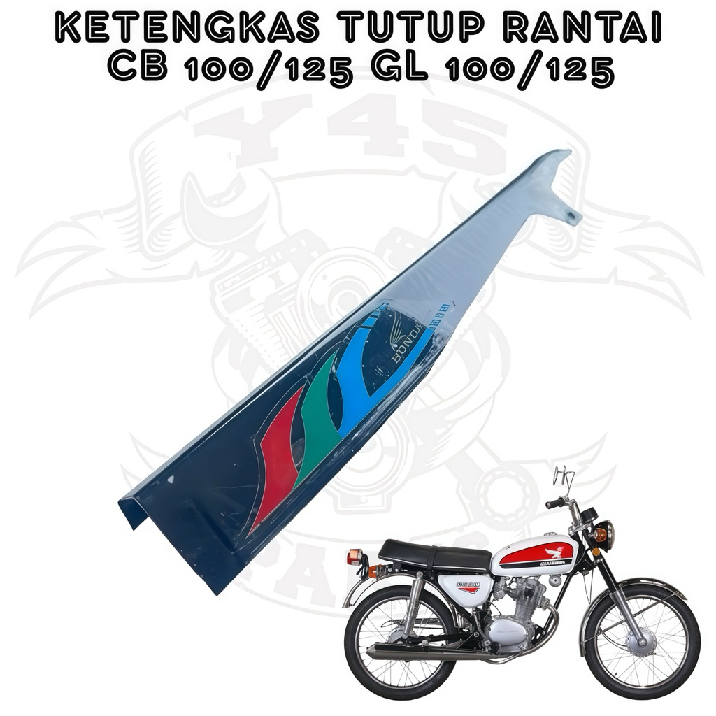 KETENGKAS TUTUP RANTAI HONDA CB 100 CB 125 GL 100/125 BESI