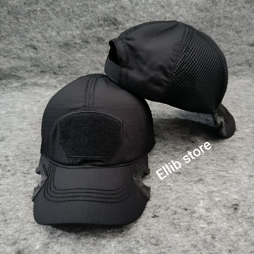 Topi Tactical Coak Hitam Polos Premium / Topi Tactical Coak / Topi Tactical