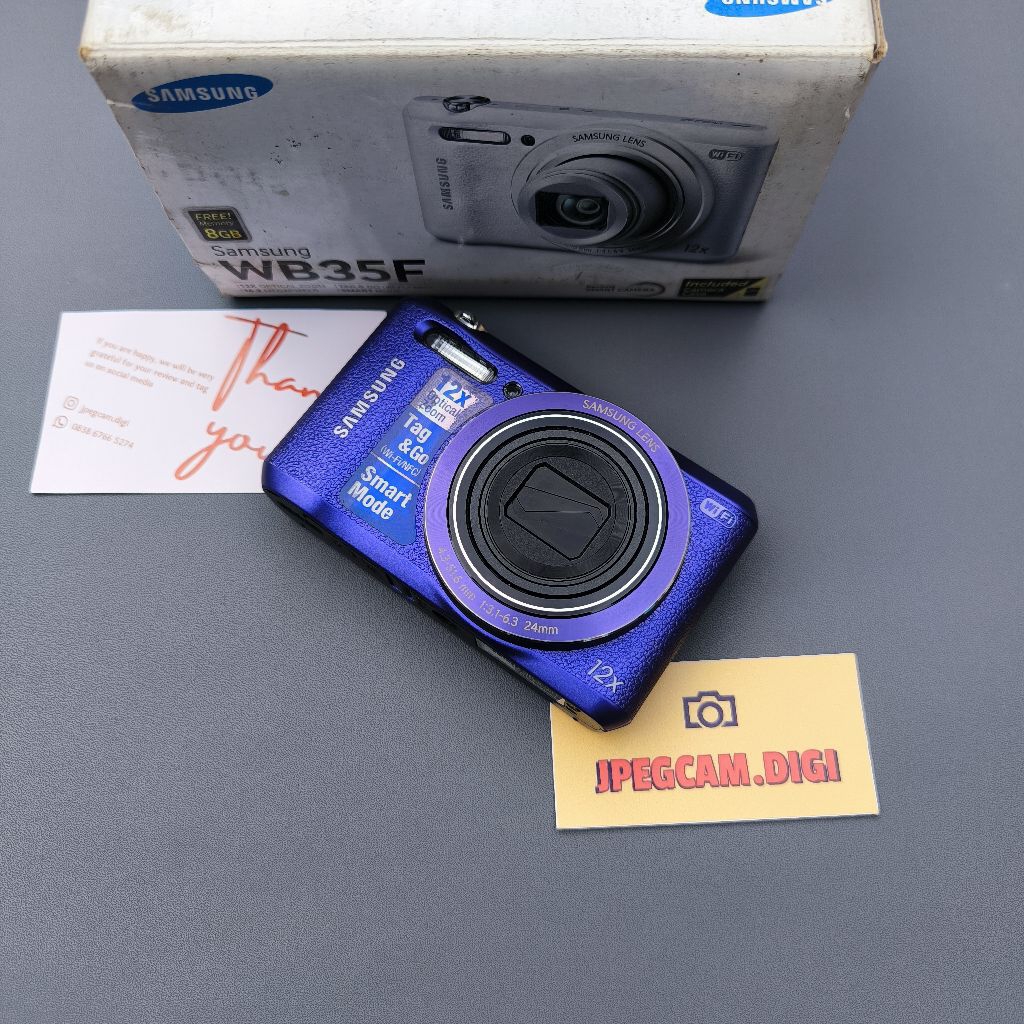 DIGICAM KAMERA DIGITAL SAMSUNG WB35F WIFI NFC FULLSET BOX LIKE NEW