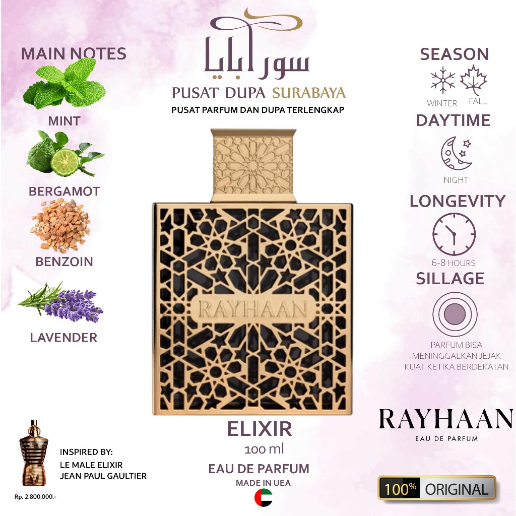 Parfum Rayhaan Elixir by Rayhaan