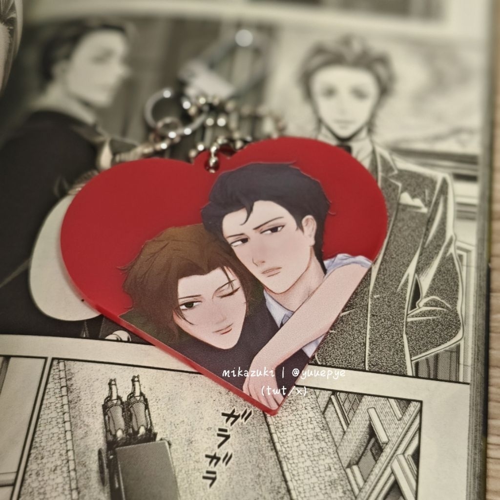 [READY STOCK] Keychain Couple Moriarty The Patriot Fanmerch