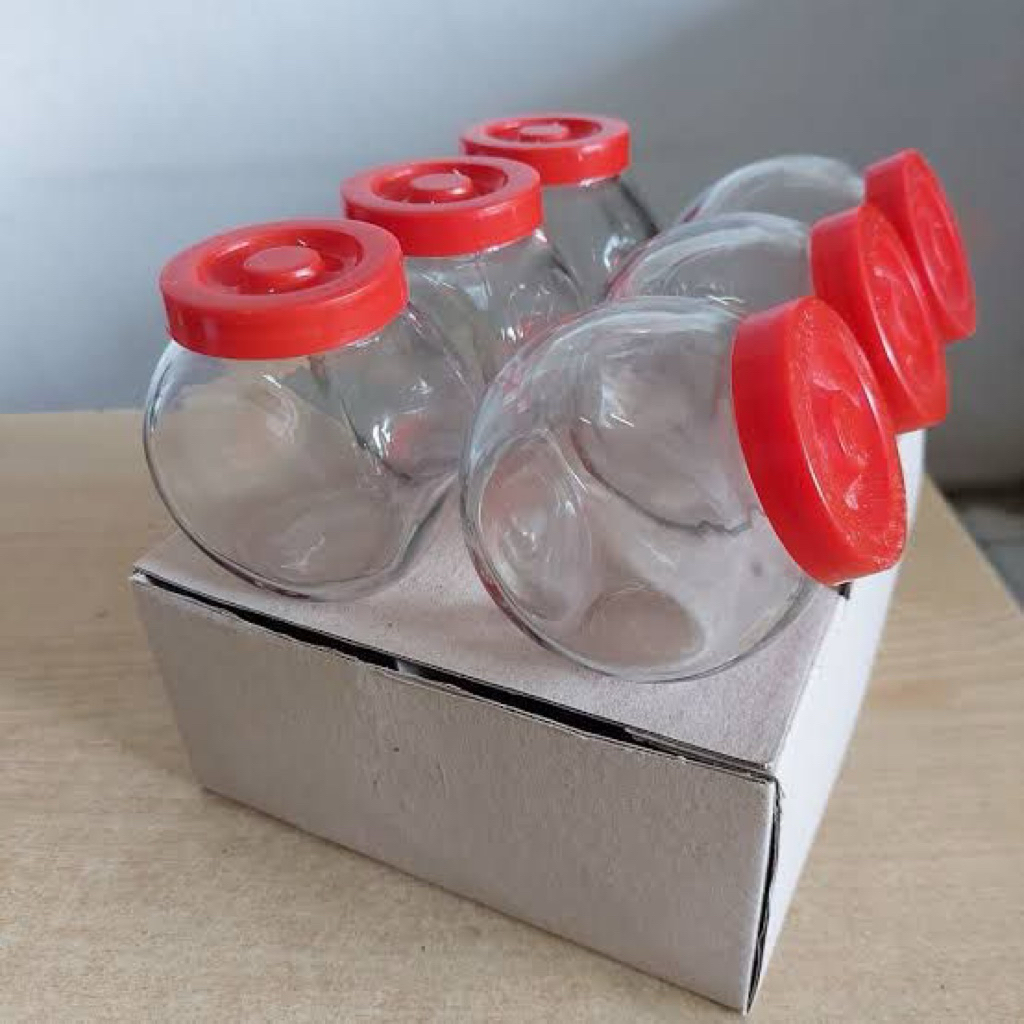 Toples TP7/ Toples jadul tutup warna/ Toples cendol miring 2000ml kedaung