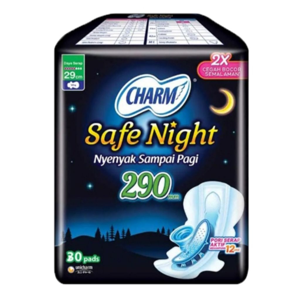 CHARM PEMBALUT WANITA 29CM ISI 30 WING