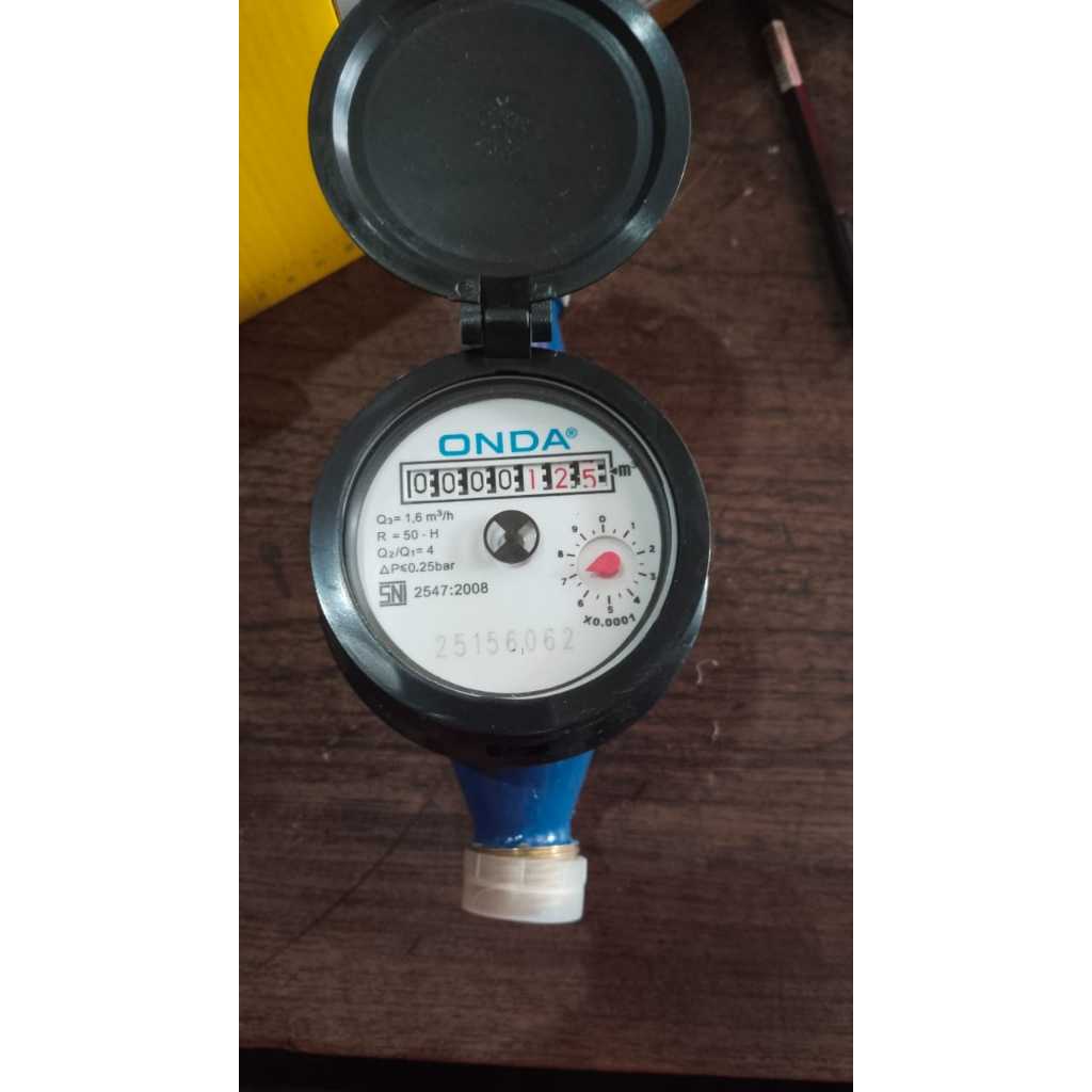 SNI Meteran air ONDA 1/2" KUNINGAN METERAN AIR PDAM SNI ONDA Water Meter Brass Onda 3/4 Inch Kuninga