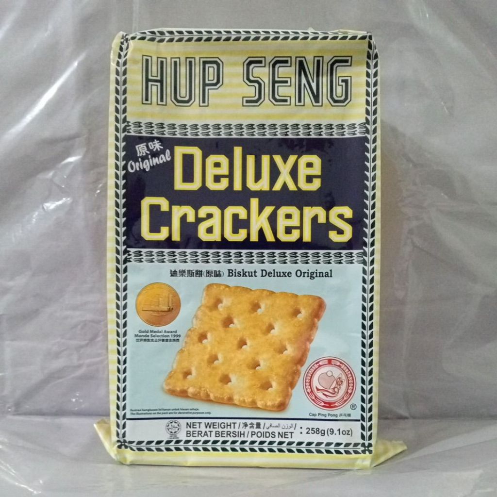 Hup seng Deluxe Crackers Original 258g