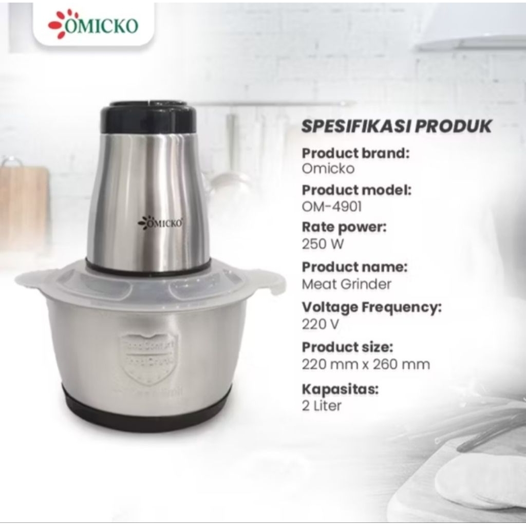 OMICKO Meat Grinder 2L M-558
