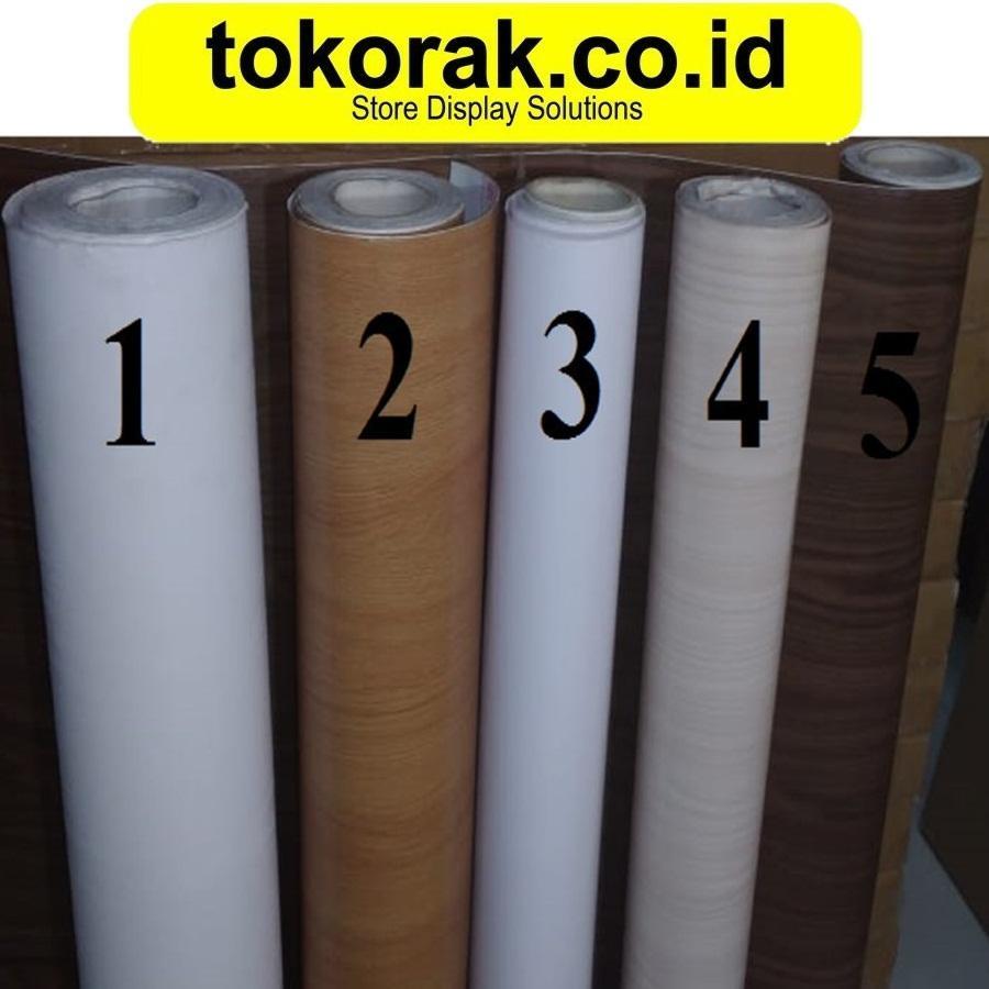 STIKER URAT KAYU MOTIF SERAT WOOD PELAPIS FURNITURE MEJA LEMARI KACA