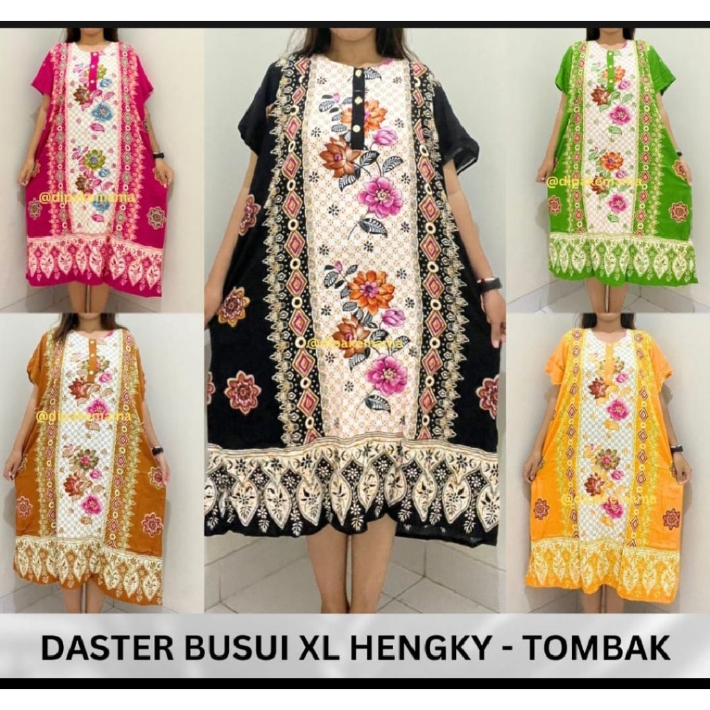 Daster hengky kancing ld 130 - Daster Hengky Busui ld 130 terbaru