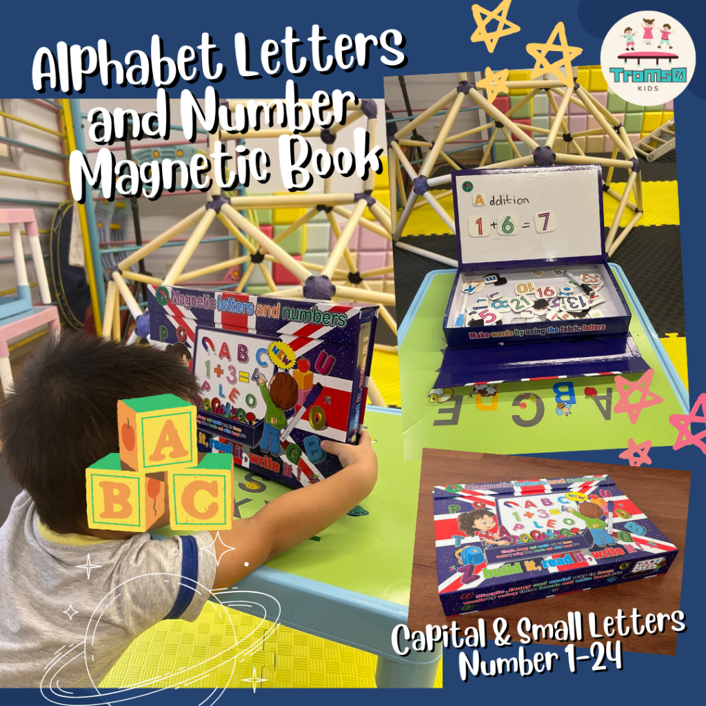 Tromso Alphabet Letters & Number Magnetic Book – Buku Magnet Huruf & Angka Edukatif