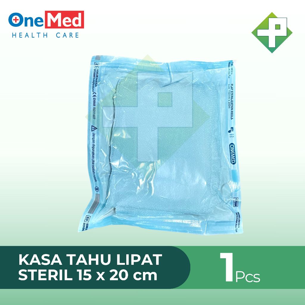 OneMed - Kasa Lipat Steril 15x20cm | Kasa Steril Lipat Tahu | PENTALOGY