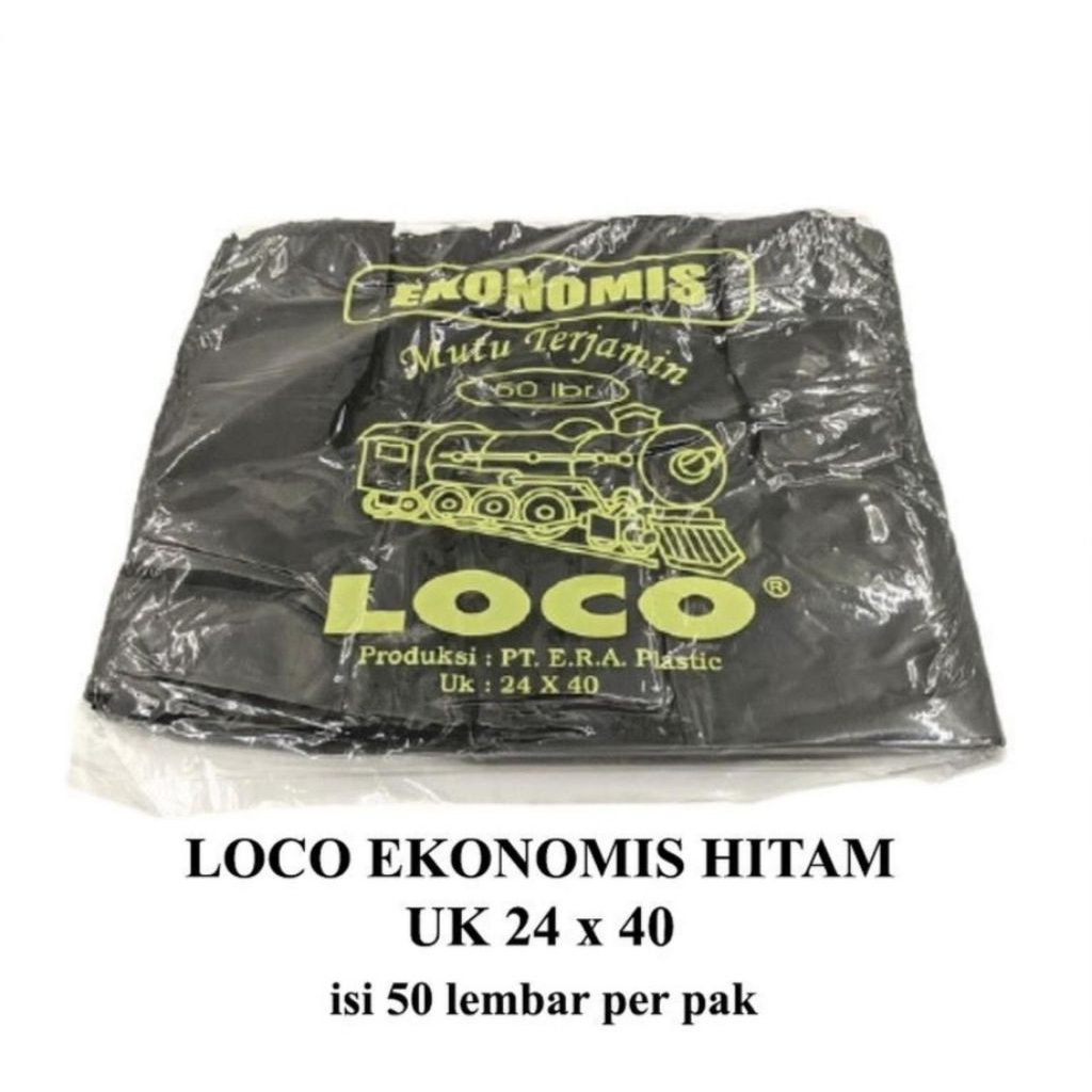 PLASTIK LOCO EKONOMIS 24/PLASTIK KANTONG/PLASTIK KRESEK