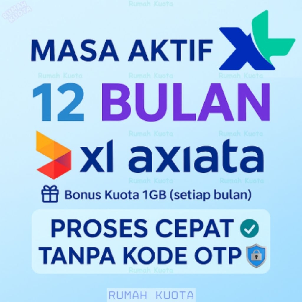MASA AKTIF XL 1 TAHUN BERGARANSI