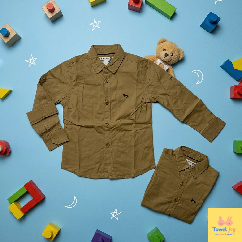 Kemeja Anak Laki-Laki Formal Usia 2-7 Tahun | Atasan Anak Laki-Laki Korea Style | Baju Anak Laki-Lak